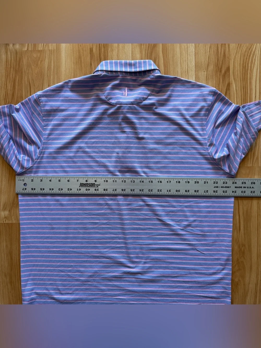 Johnnie O Four Button Performance Polo Collared Golf Shirt- Men’s Large - Picture 8 of 9